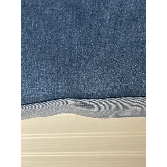 Woman Within Extended Plus Size Women's Jean Capri Size 36W Embroidered New - Picture 6 of 10